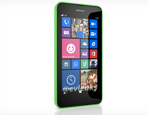 Lộ diện hình ảnh chính thức của Lumia 630 giá bán 3.5 triệu đồng